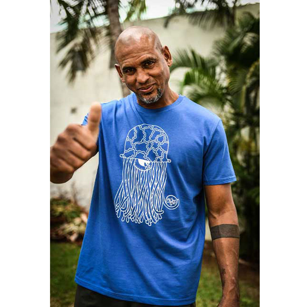 TEE-SHIRT CREATOR / MAJORELLE BLUE / WHITE / MÉDUSE