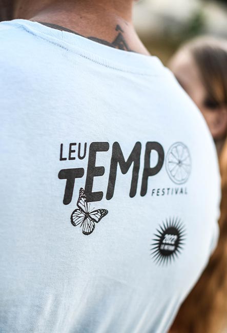 Tempo 2022 - Tee-shirt Festival - Sérigraphie artisanale - île de la Réunion - Coton 100% Biologique - Équitable - Saint Leu - Bouftang