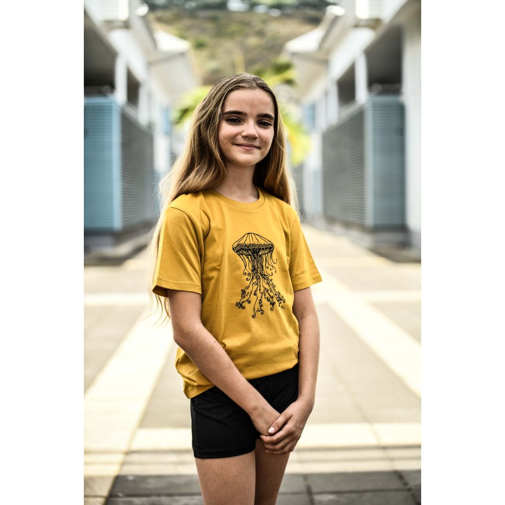 TEE-SHIRT / MINI CREATOR / OCHRE / BLACK / MEDUSA