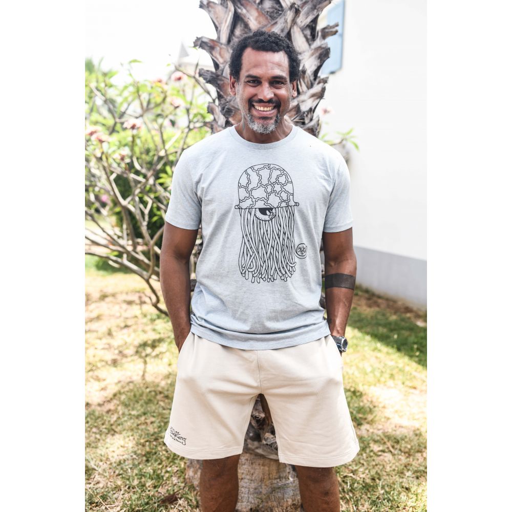 TEE-SHIRT CREATOR / HEATHER ICE BLUE / BLACK / MEDUSE