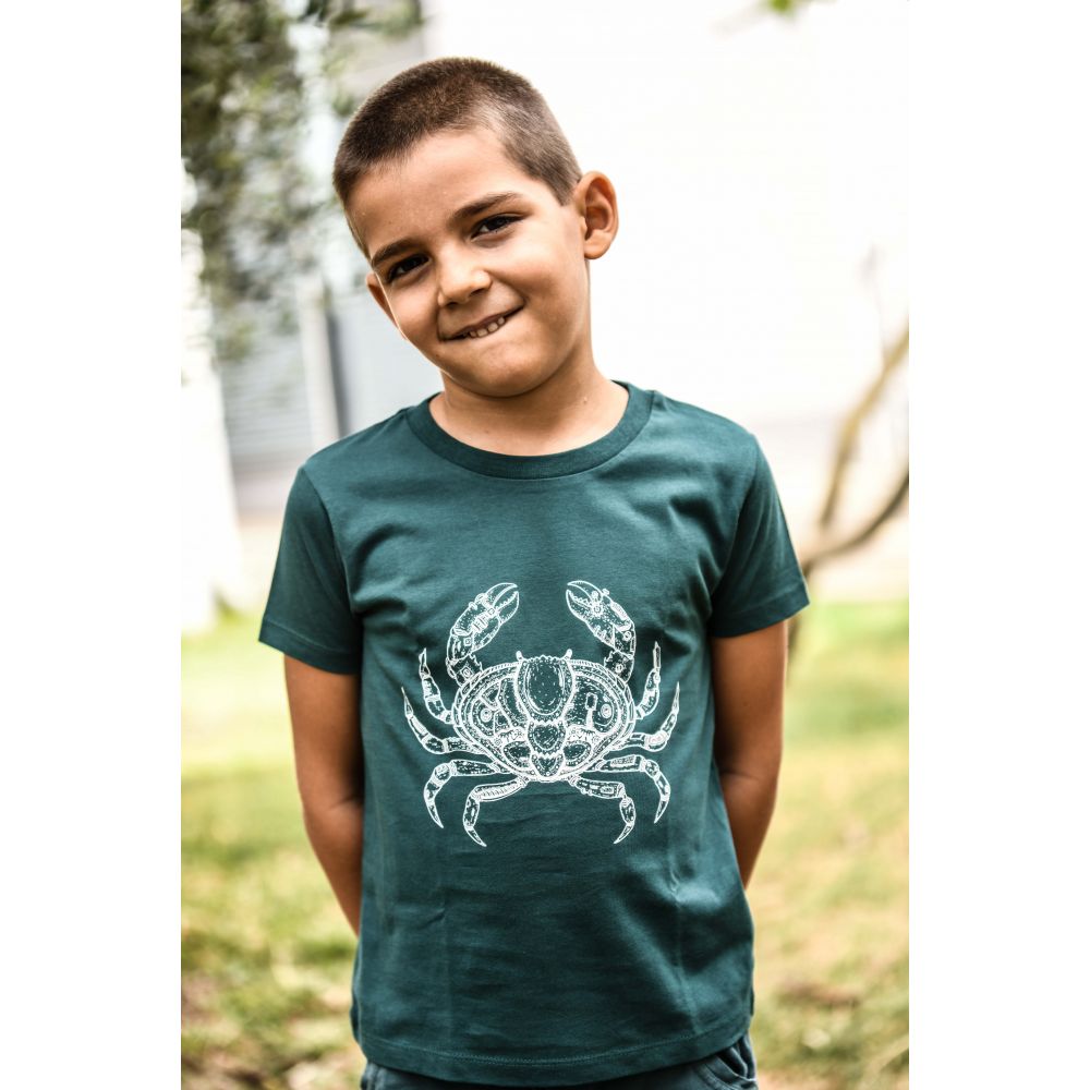 TEE-SHIRT MINI CREATOR / GLAZED GREEN / WHITE / CRABE