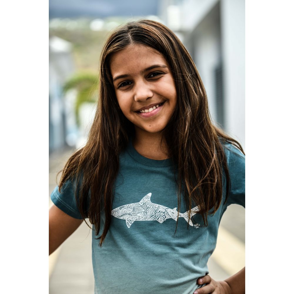 TEE-SHIRT MINI CREATOR DIP DYE / WHITE / REQUIN MANDALA