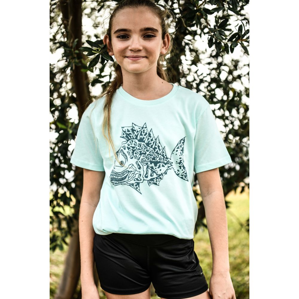 TEE-SHIRT MINI CREATOR / CARIBBEAN BLUE / STARGAZER / POISSON PUNK