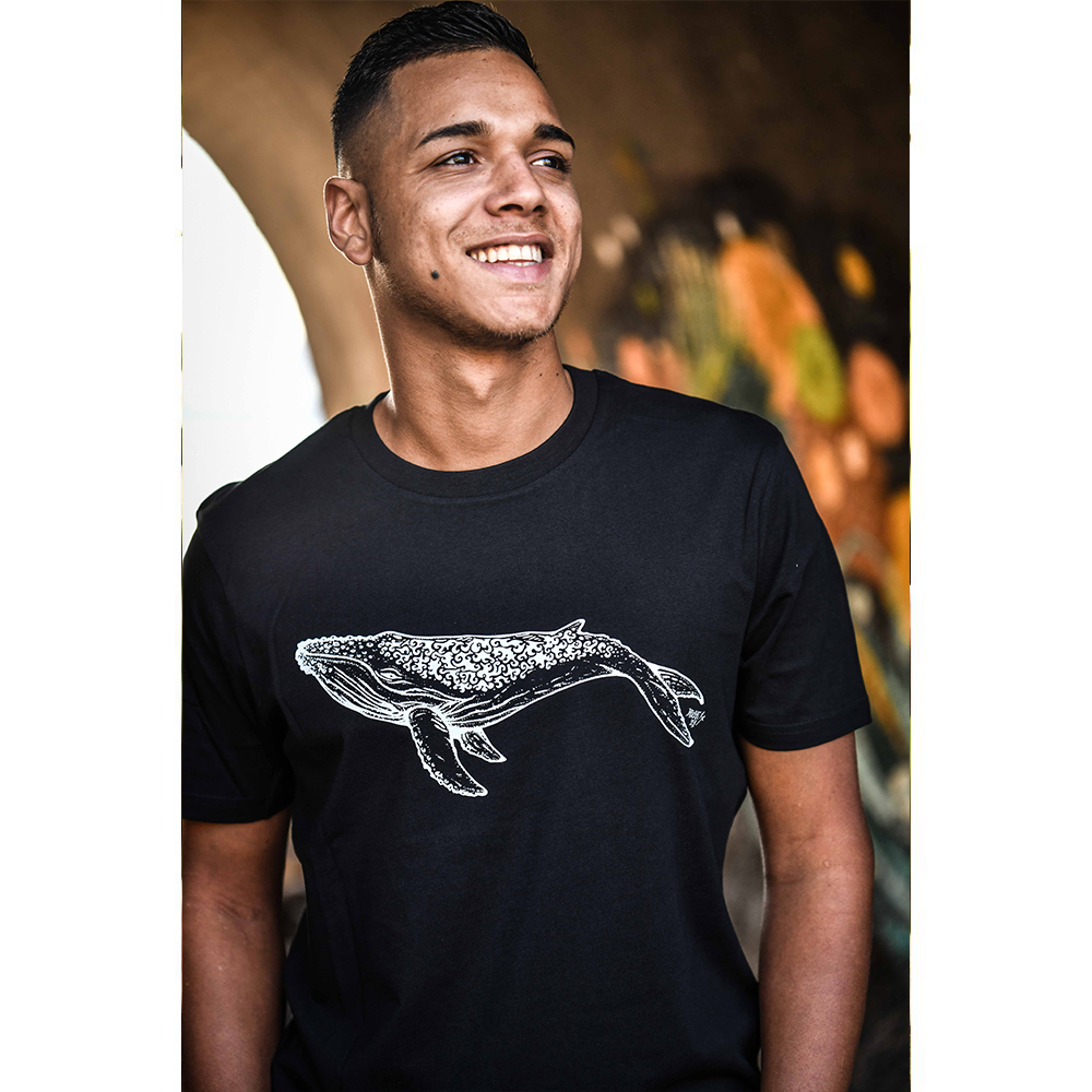 TEE-SHIRT CREATOR BLACK / WHITE / BALEINE