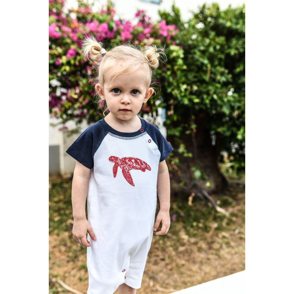 COMBI BASEBALL / WHITE // FRENCH NAVY / RED / TORTUE SIMPLE