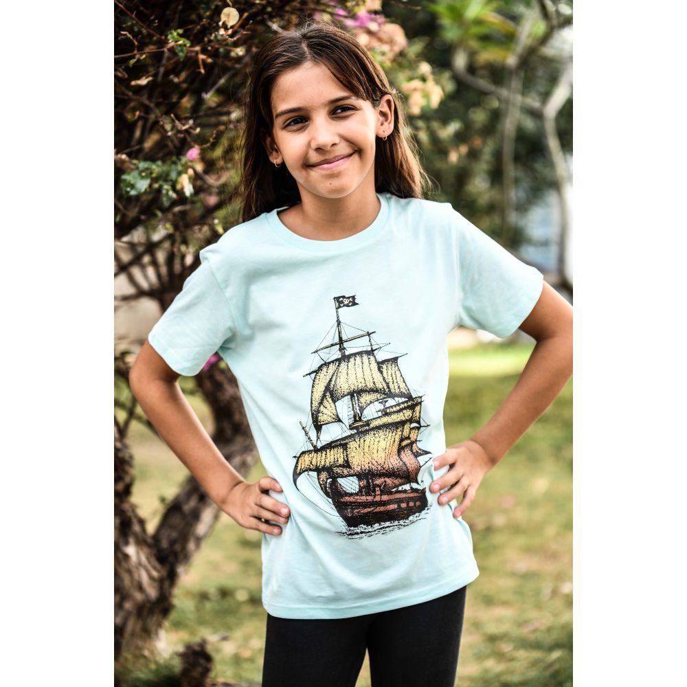 TEE-SHIRT MINI CREATOR CARIBBEAN BLUE / DEGRADE / BATEAU