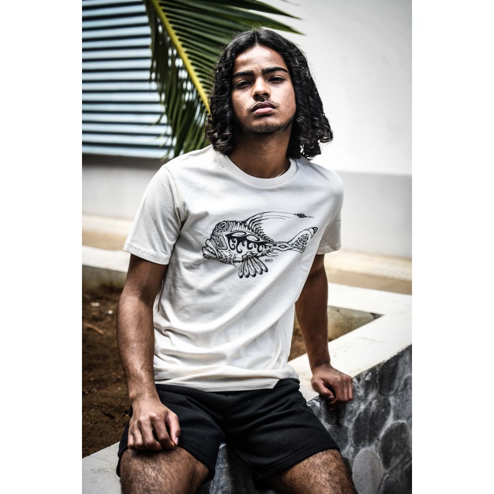 TEE-SHIRT CREATOR / NATURAL RAW / BLACK / RASCASSE