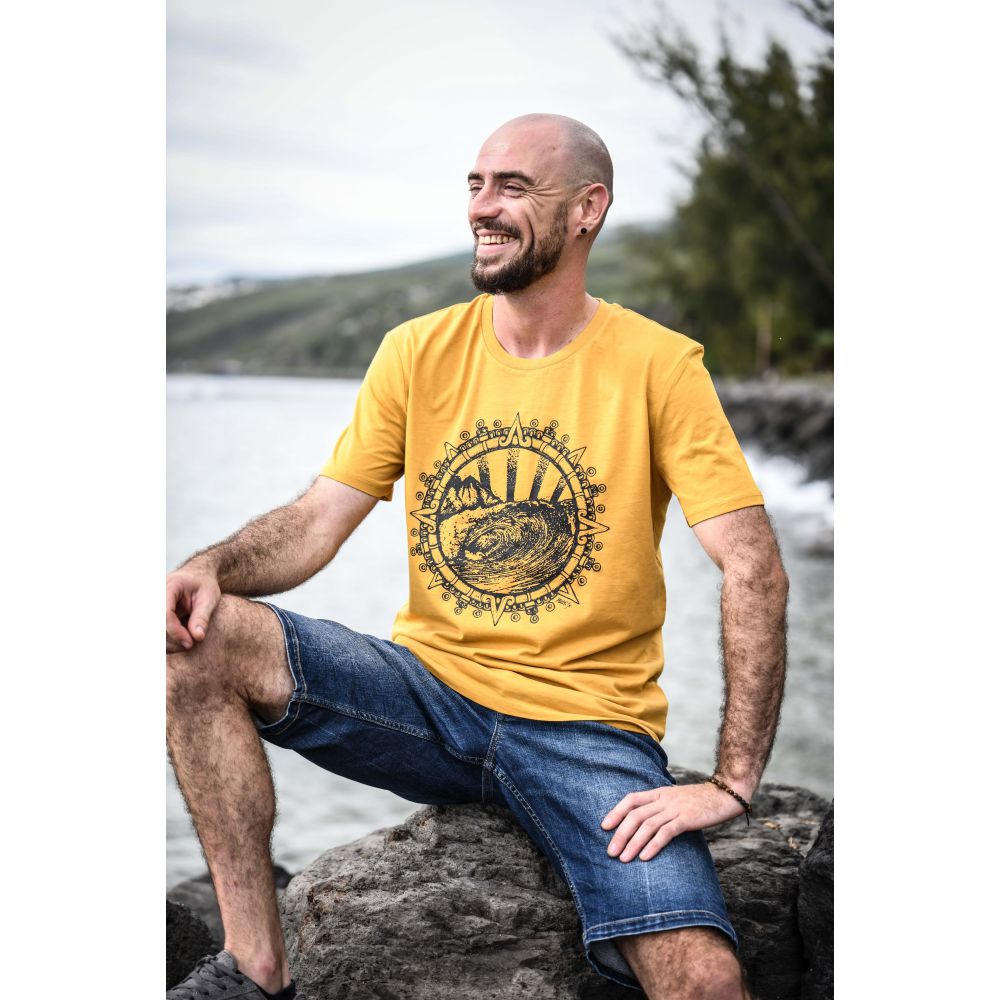 TEE-SHIRT CREATOR OCHRE / VAGUE