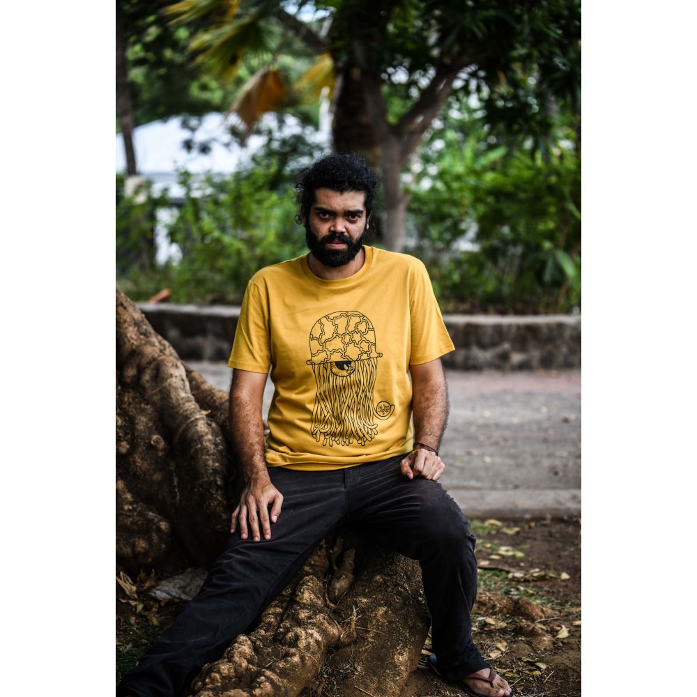 TEE-SHIRT CREATOR / OCHRE / BLACK / MEDUSE