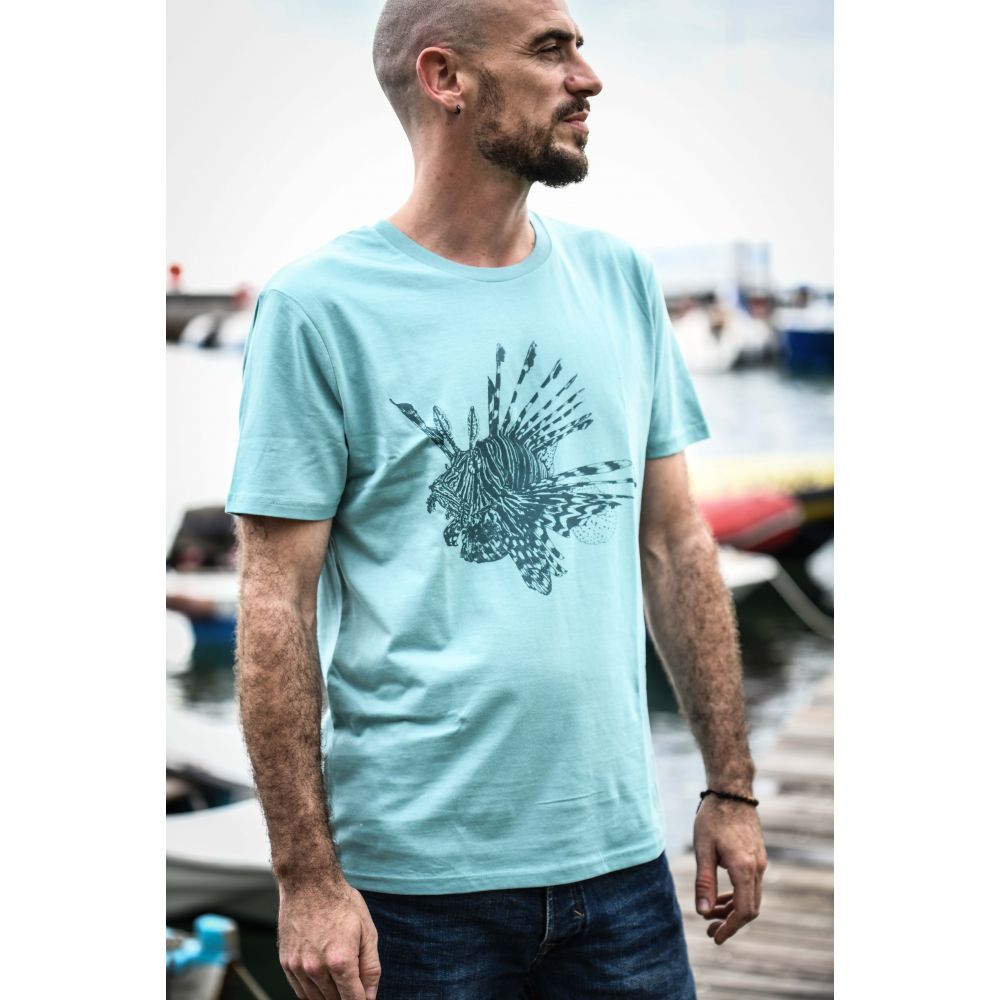 TEE-SHIRT CREATOR / TEAL MONSTERA / STARGAZER / POISSON LION