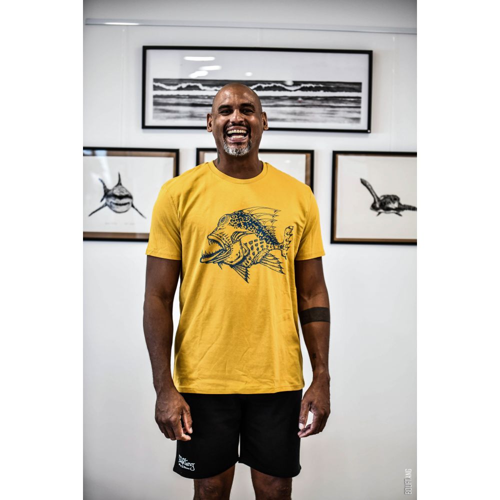 TEE-SHIRT CREATOR / OCHRE / STARGAZER / POISSON MECHANT