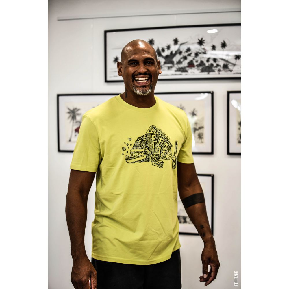 TEE-SHIRT CREATOR / LINDEN GREEN / BLACK / POISSON CARRE
