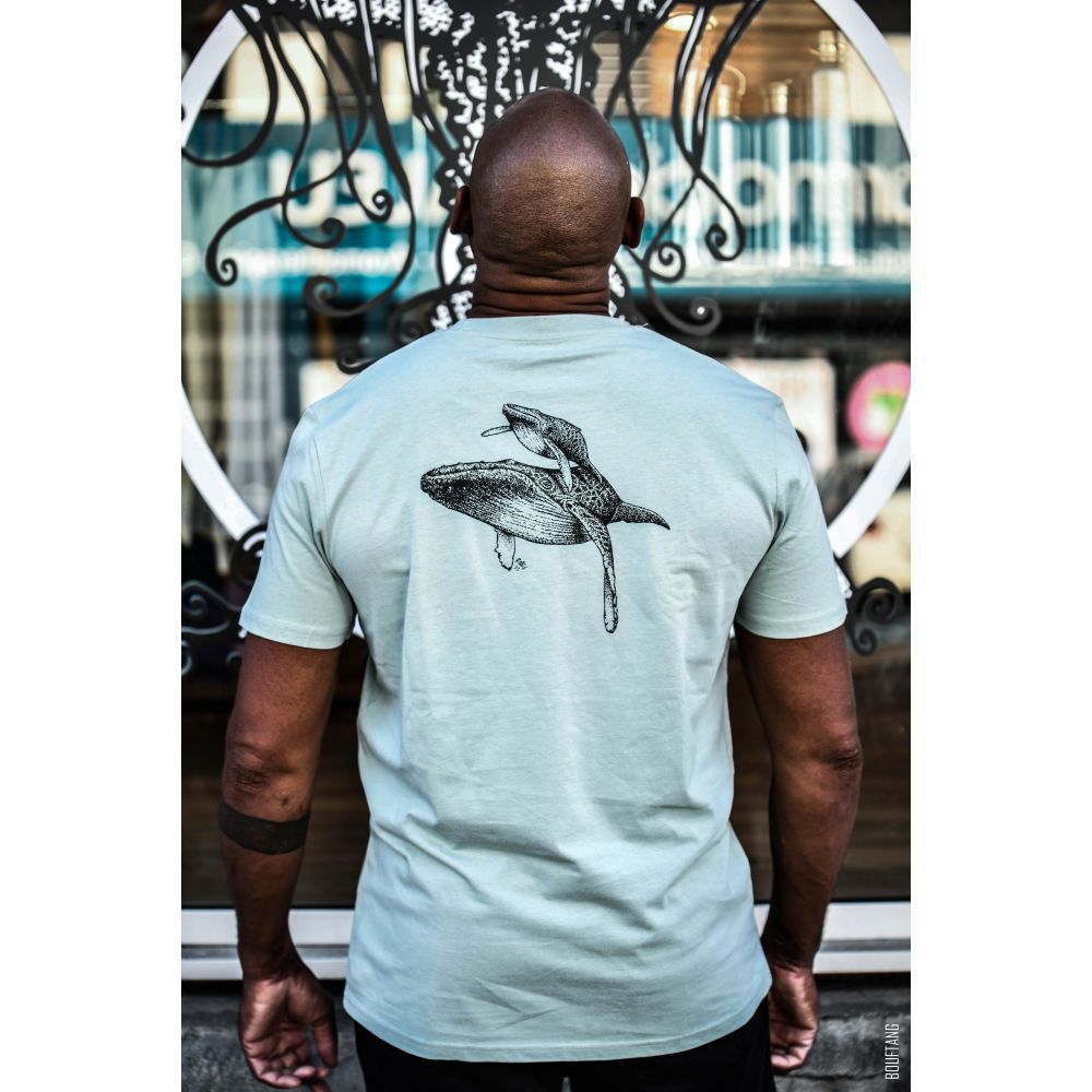 TEE-SHIRT / CREATOR / ALOE / BLACK / BALEINE 2