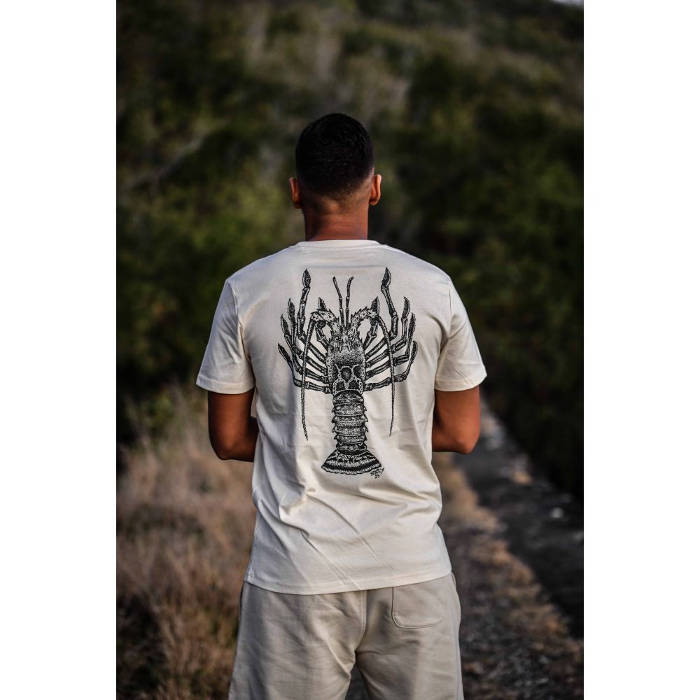 TEE-SHIRT / CREATOR / NATURAL RAW / BLACK / LANGOUSTE