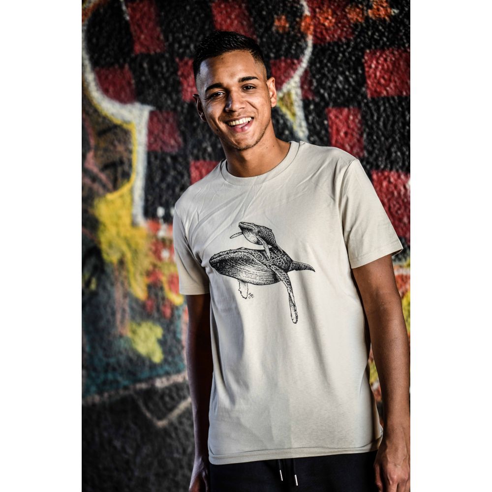 TEE-SHIRT / CREATOR / DESERT DUST / BLACK / BALEINE 2