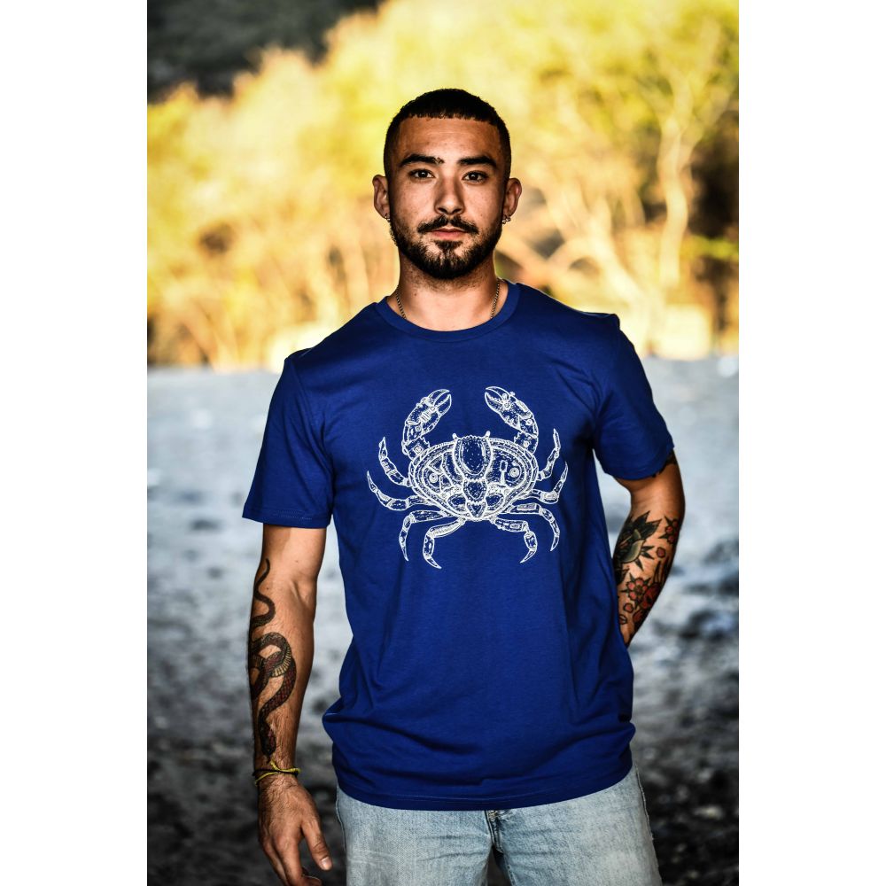 TEE-SHIRT / CREATOR / WORKER BLUE / WHITE / CRABE