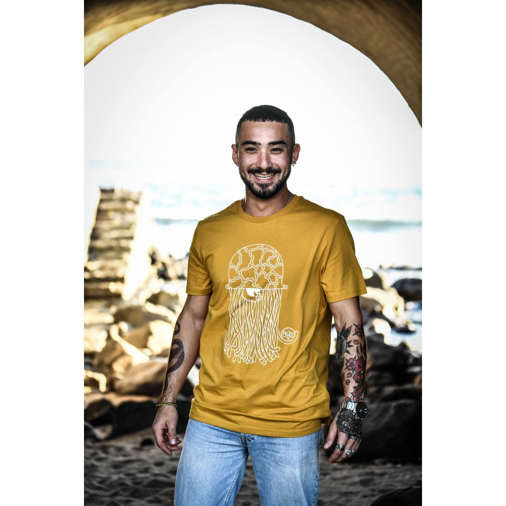 TEE-SHIRT / CREATOR / OCHRE / WHITE / MEDUSE