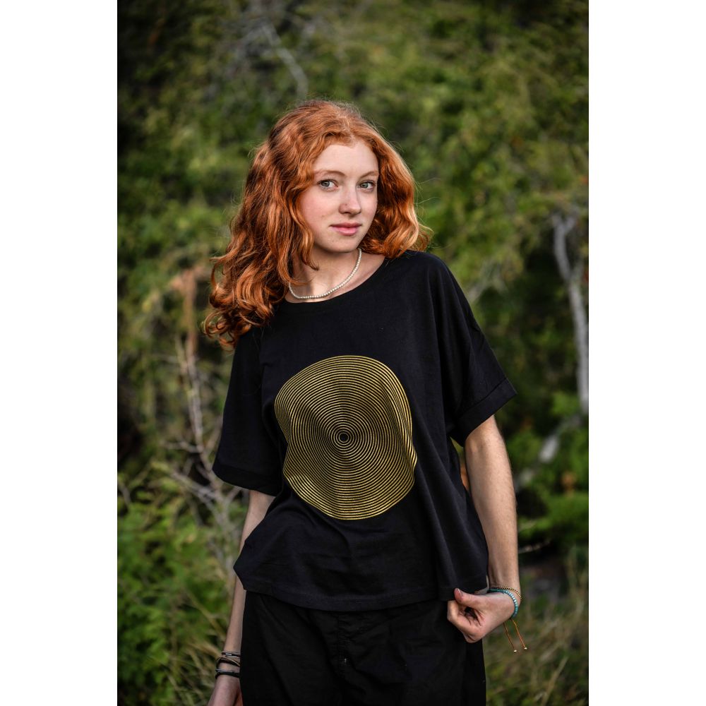 TEE-SHIRT / COLLIDER / BLACK / OR / VINYL