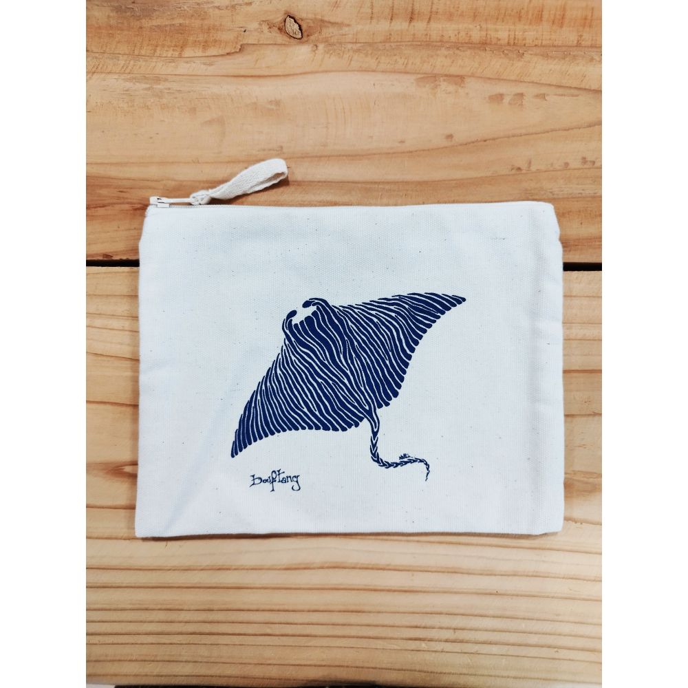 PENCIL CASE / FRENCH NAVY / RAIE MANTA