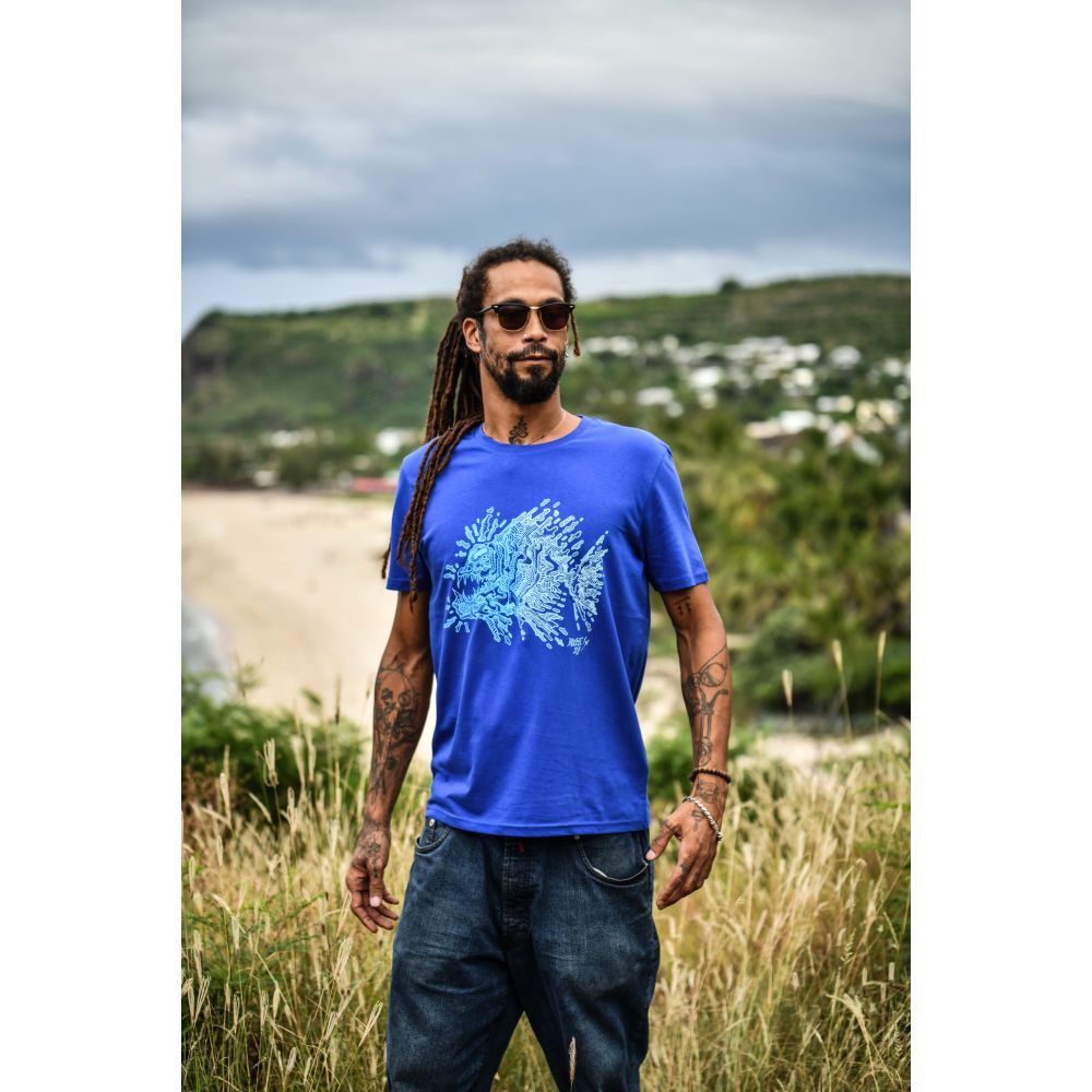 TEE-SHIRT / CREATOR / WORKER BLUE / DEGRADE / AZTEK