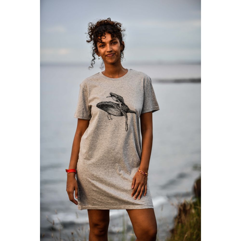ROBE / SPINNER / HEATHER GREY / NOIR / BALEINE 2