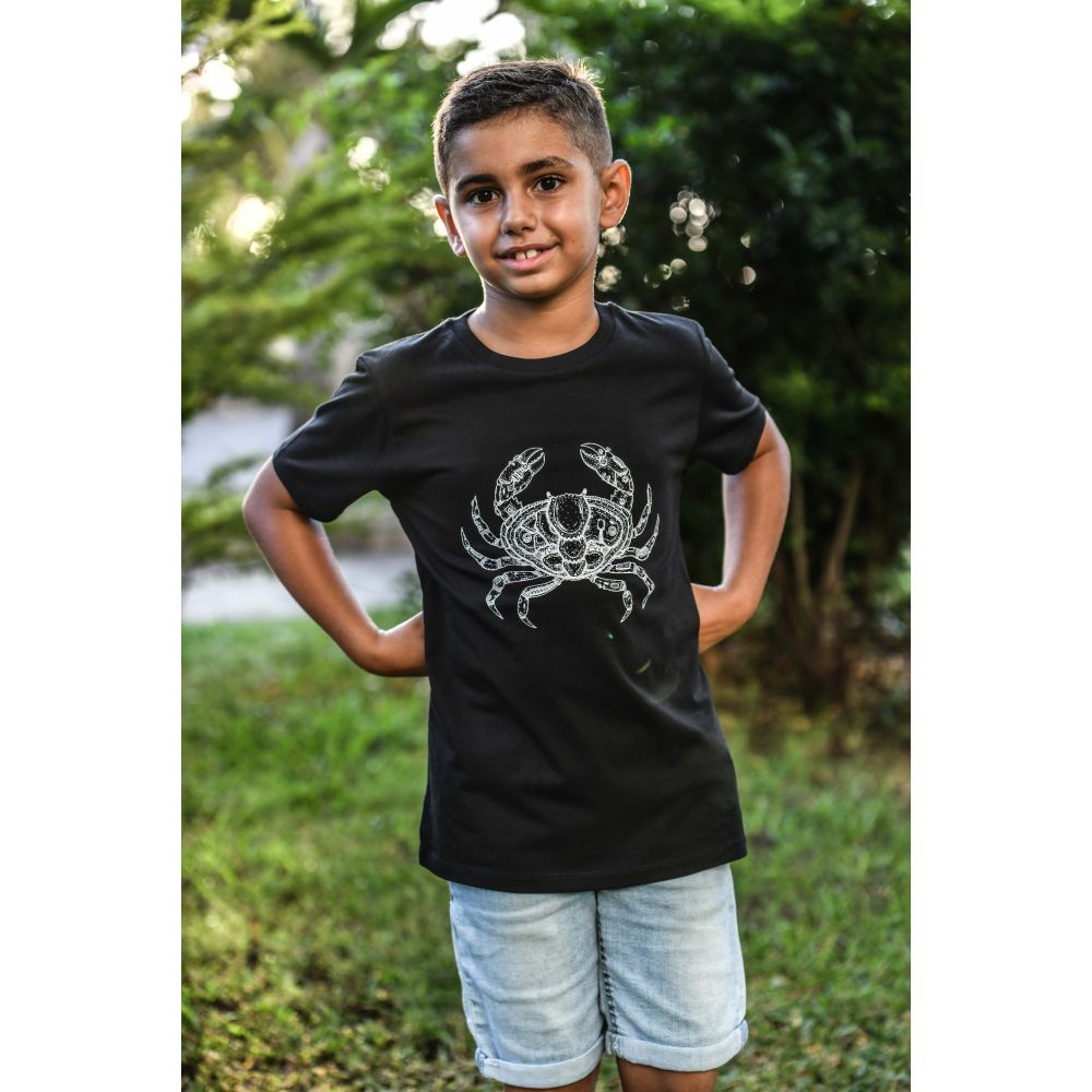 TEE-SHIRT / MINI CREATOR / BLACK / WHITE / CRABE MEKA