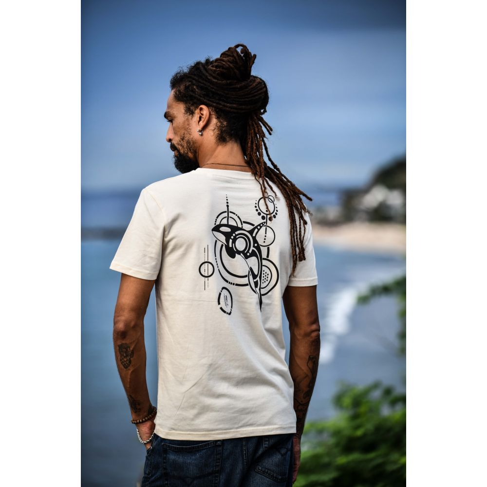 TEE-SHIRT / CREATOR / NATURAL RAW / BLACK / WILLY