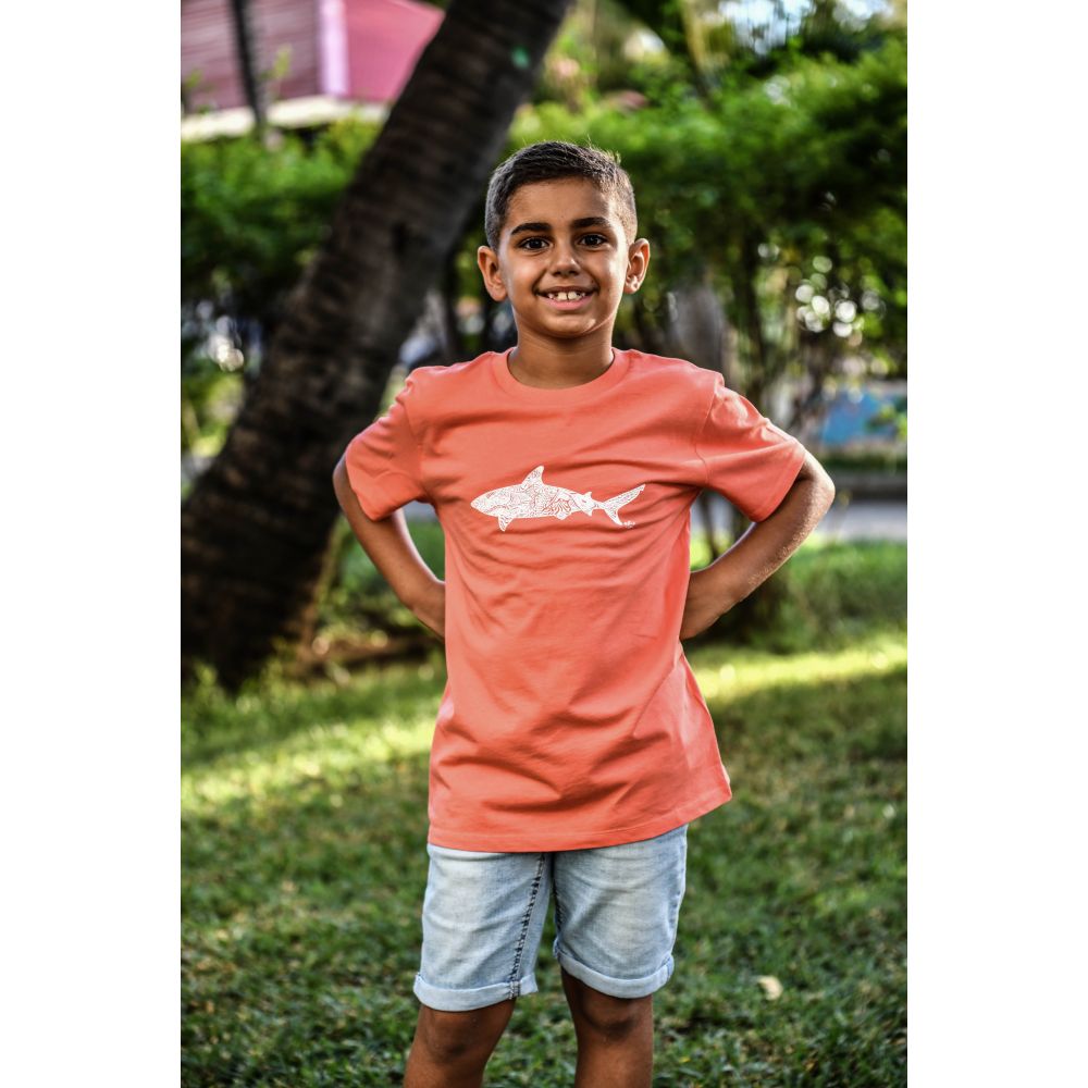TEE-SHIRT / MINI CREATOR / FIESTA / WHITE / REQUIN MANDALA