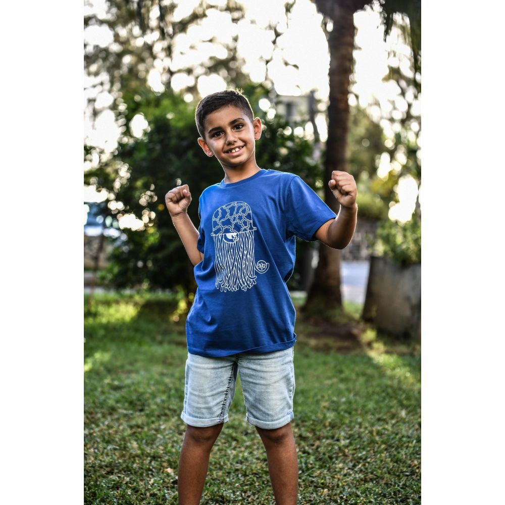 TEE-SHIRT / MINI CREATOR / MAJORELLE BLUE / WHITE / MEDUSE