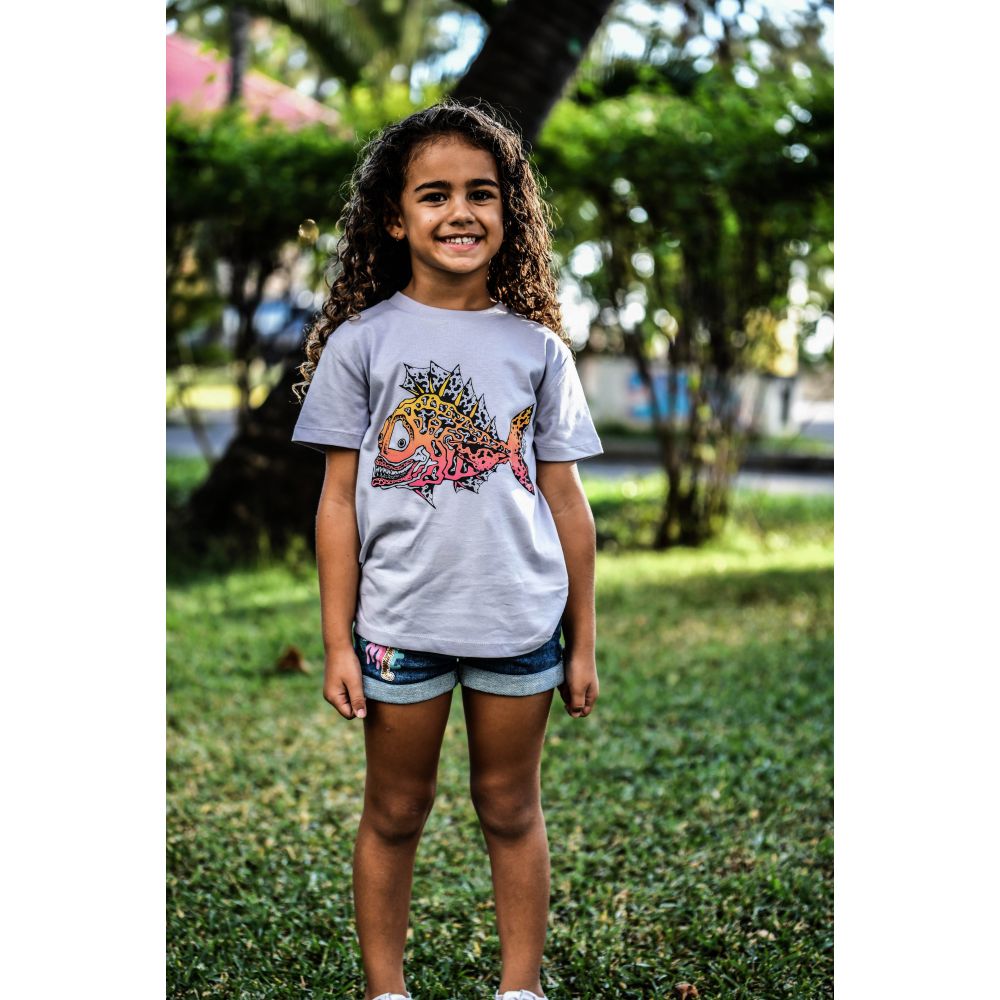 TEE-SHIRT / MINI CREATOR / LAVANDER / DEGRADE / POISSON PUNK