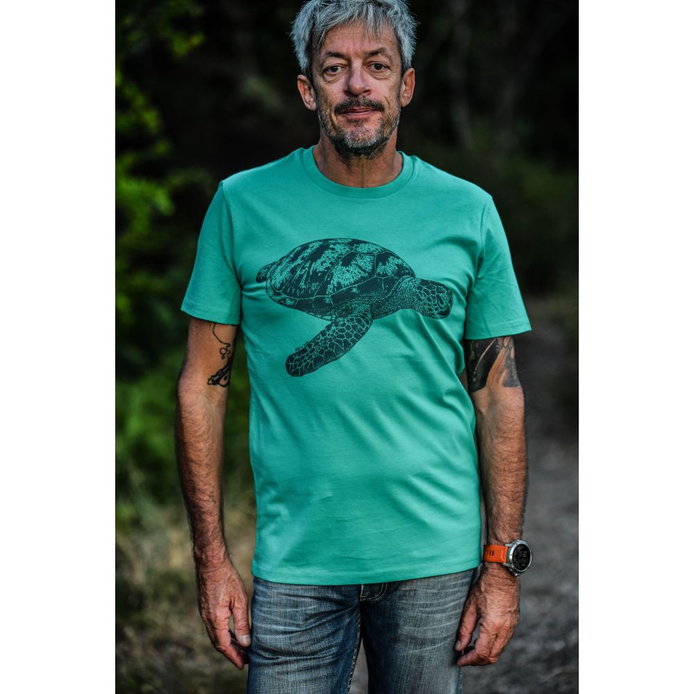 TEE-SHIRT / CREATOR / GO GREEN / GLAZED GREEN / TORTUE VERTE