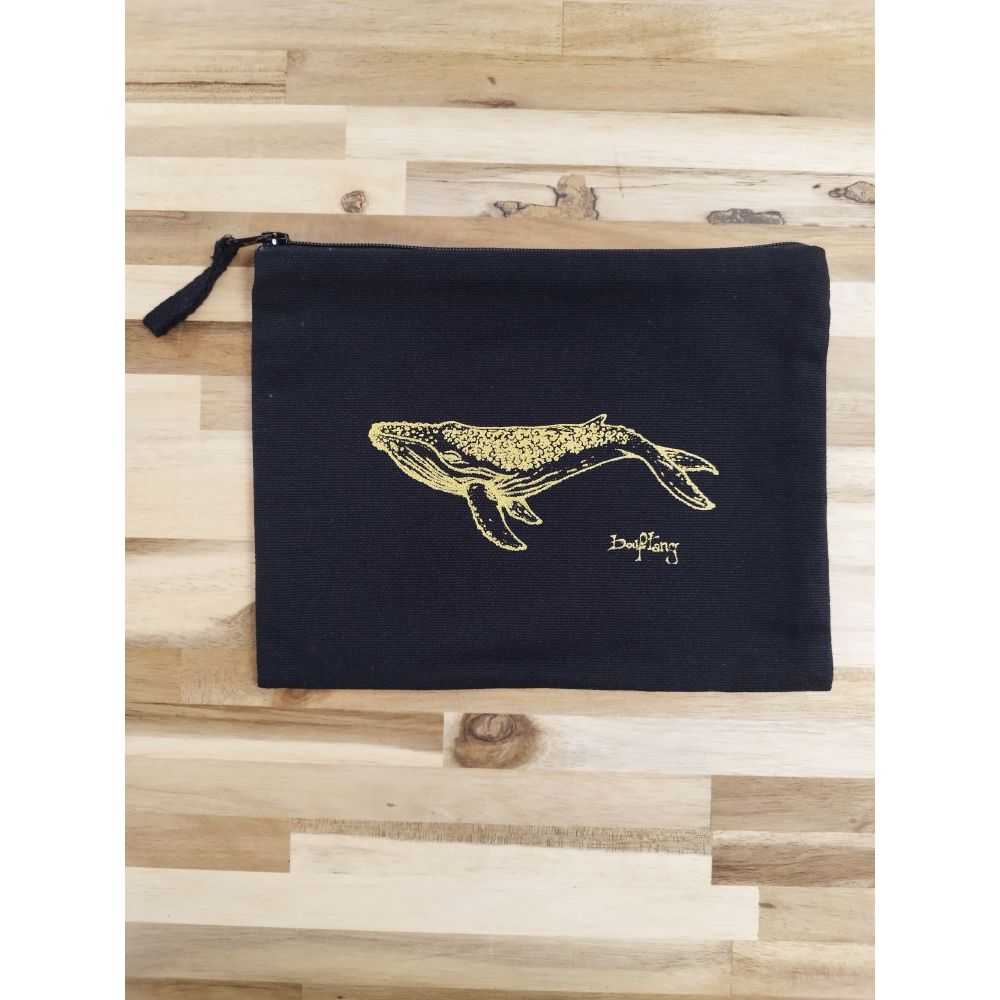 PENCIL CASE / OR / BALEINE