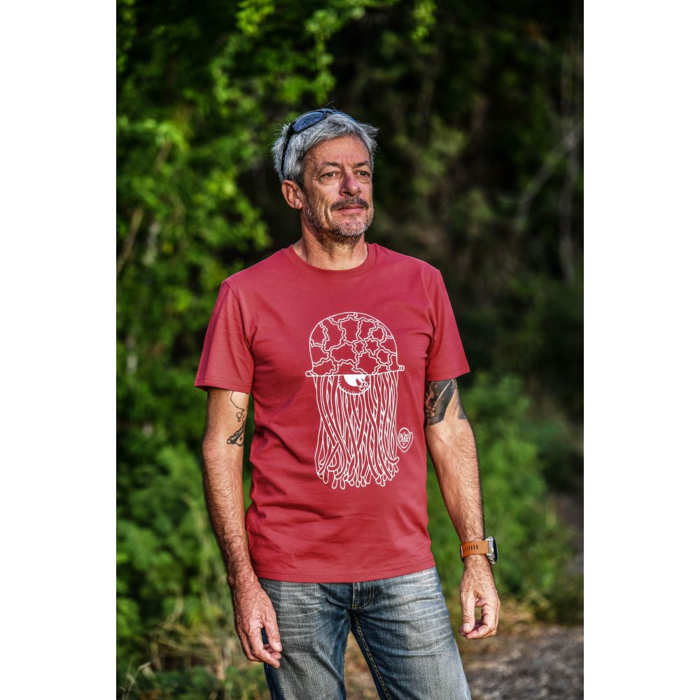 TEE-SHIRT / CREATOR / RED EARTH / WHITE / MEDUSE
