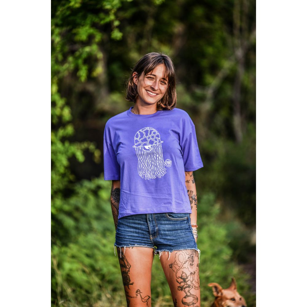 TEE-SHIRT / NOVA / PURPLE LOVE / WHITE / MEDUSE