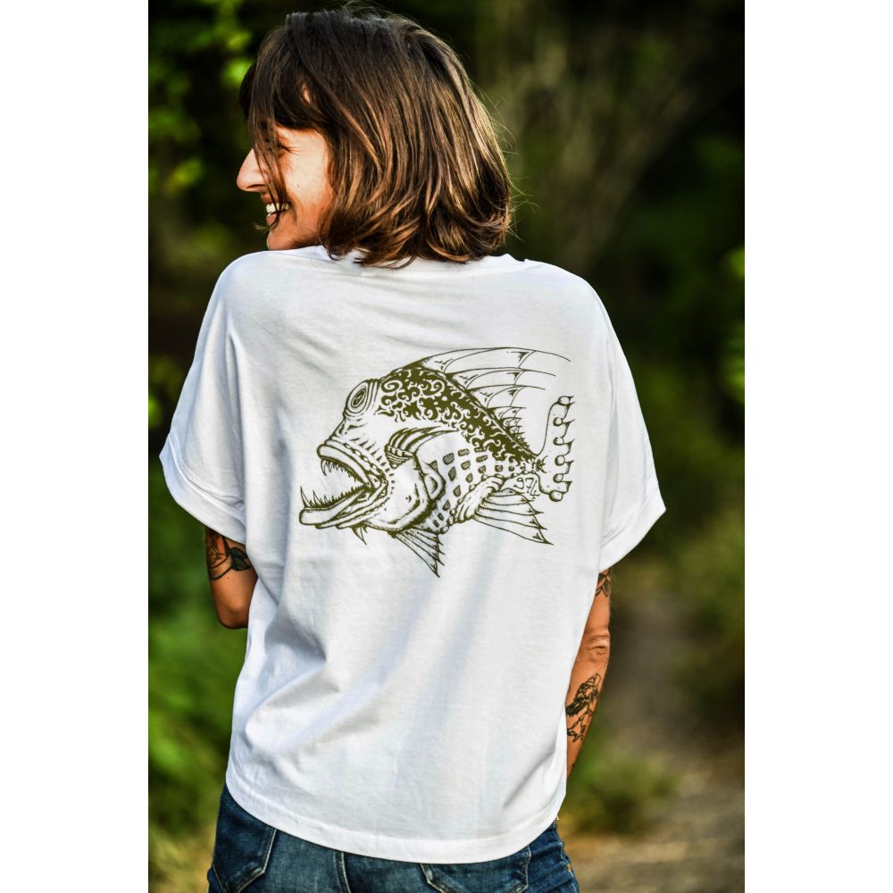 TEE-SHIRT / COLLIDER / WHITE / KAKHI / MECHANT