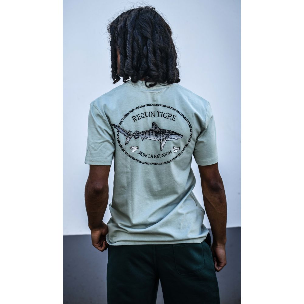 TEE-SHIRT CREATOR / ALOE / 2 COULEURS / REQUIN TIGRE