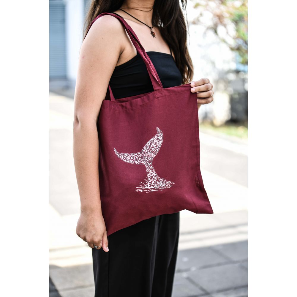 TOTE-BAG LIGHT / ARGENT / QUEUE DE BALEINE