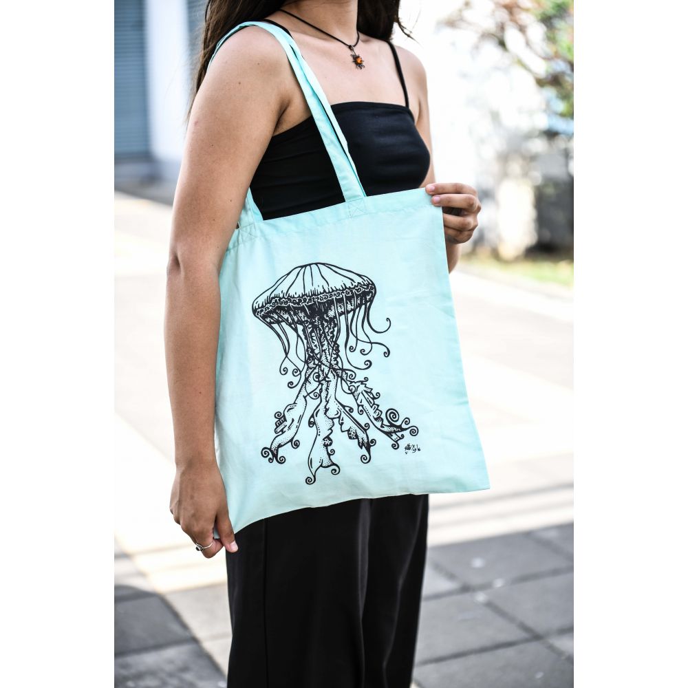 TOTE-BAG LIGHT / BLACK / MEDUSA