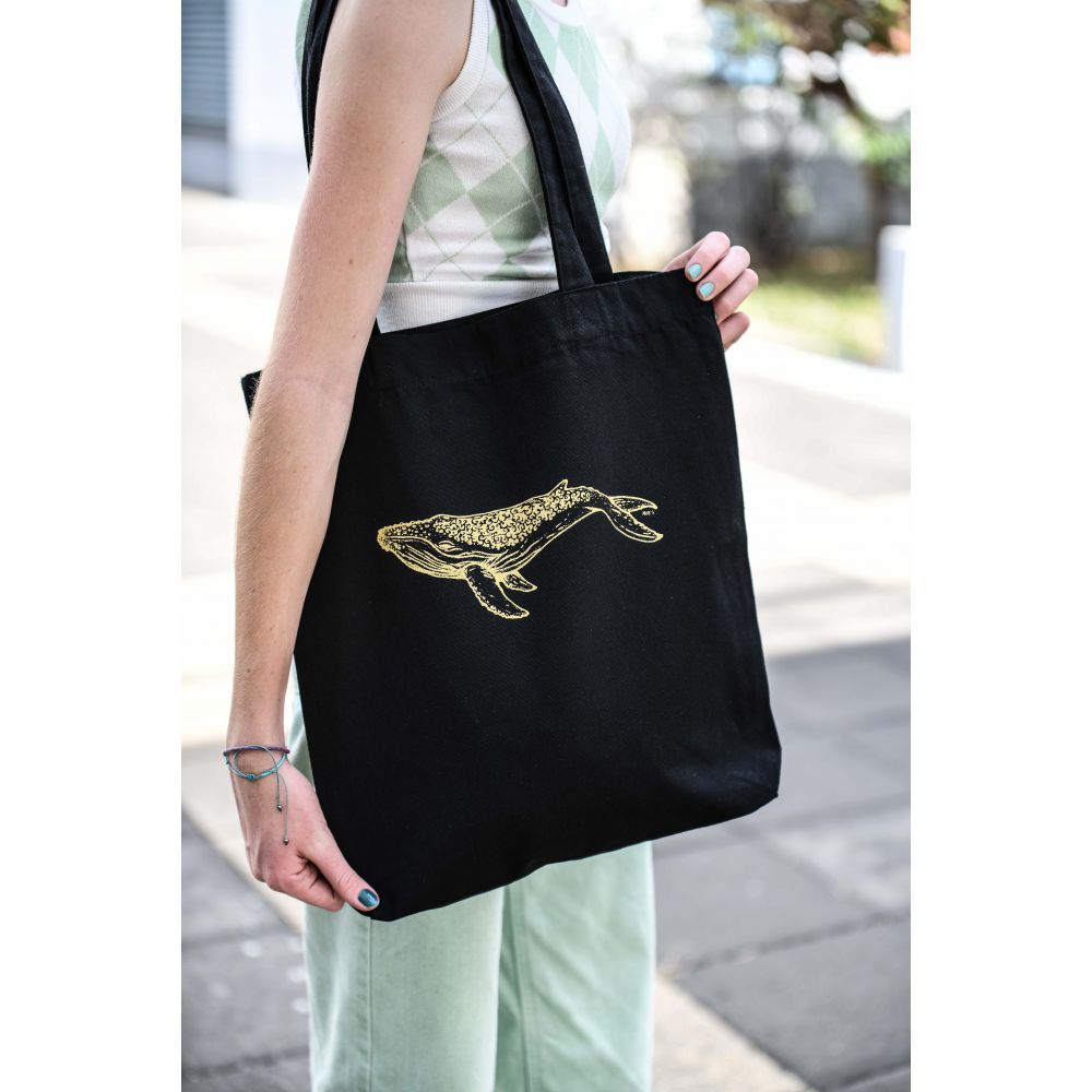 TOTE-BAG / OR / BALEINE