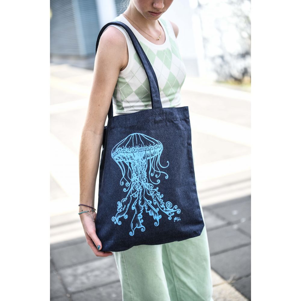 TOTE-BAG / BLEU CLAIR / MEDUSA