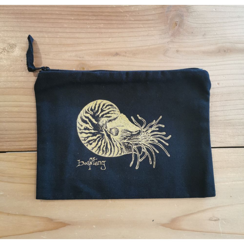 TROUSSE / PENCIL CASE / OR / NAUTILE