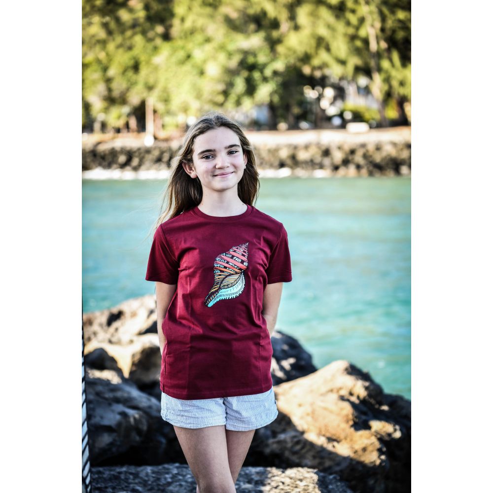 TEE-SHIRT / MINI CREATOR / BURGUNDY / DEGRADE / TRITON