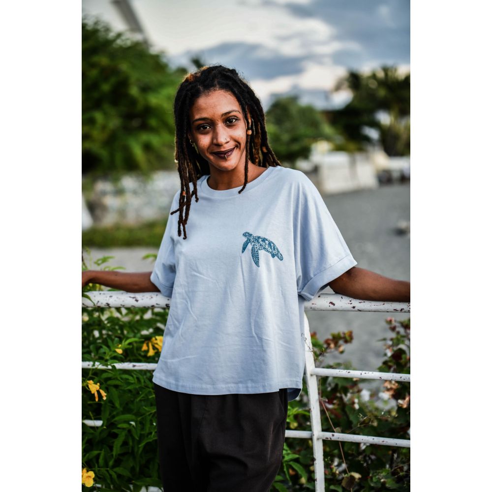 TEE-SHIRT / COLLIDER / SERENE BLUE / STARGAZER / TORTUE SIMPLE