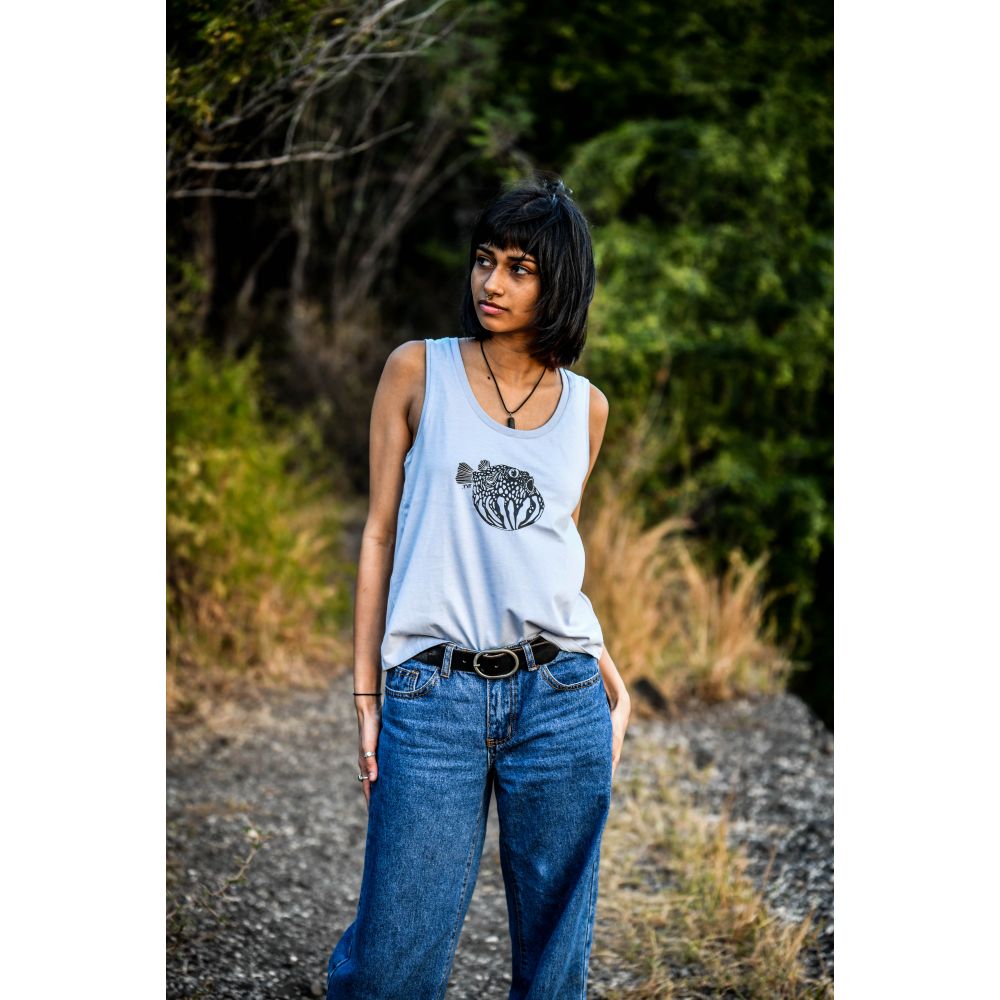 DEBARDEUR / MINTER / SERENE BLUE / BLACK / DIODON VENER'