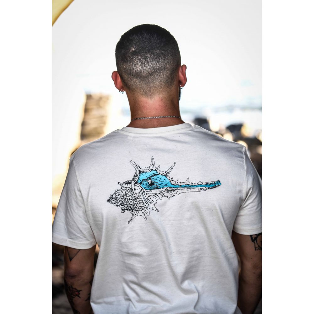 TEE-SHIRT / CREATOR / NATURAL RAW / DEGRADE / SHELL WAVE