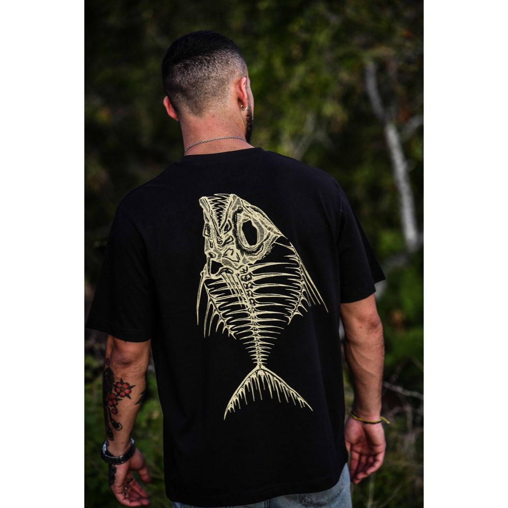 TEE-SHIRT / FUSER / BLACK / VINTAGE WHITE / ZARET