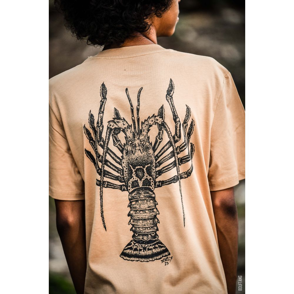 TEE-SHIRT / CREATOR / LATTE / BLACK / LANGOUSTE