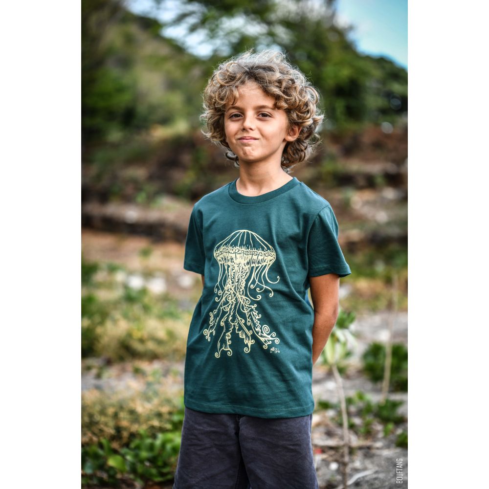 TEE-SHIRT / MINI CREATOR / GLAZED GREEN / VINTAGE WHITE / MEDUSA