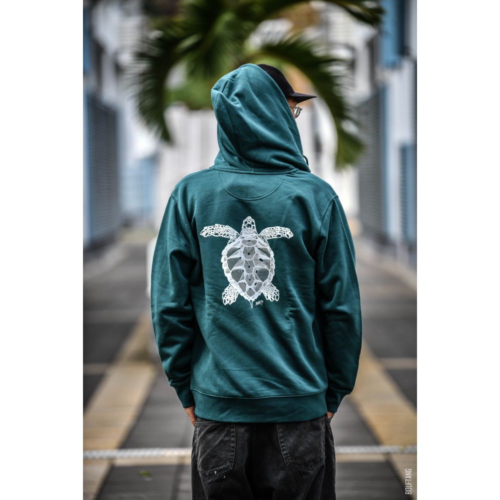SWEAT / CULTIVATOR / GLAZED GREEN / WHITE / TORTUE EPI
