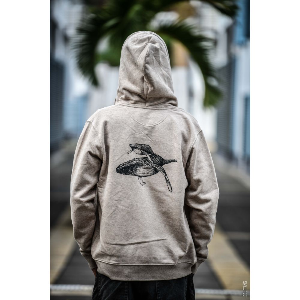 SWEAT / CULTIVATOR / HEATHER SAND / BLACK / BALEINE 2